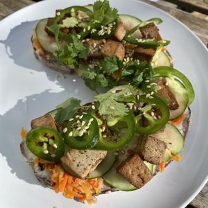 Vegan bahn mi at The Corner Beet in Denver