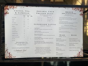 Menu 2  at The Corner Beet in Denver