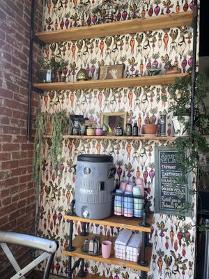 Cute wall   at The Corner Beet in Denver