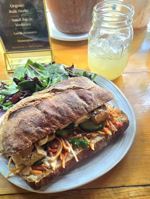 Seitan banh mi at The Corner Beet in Denver
