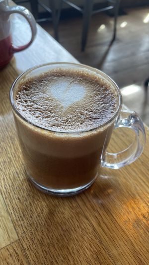 Superfood latte  at The Corner Beet in Denver