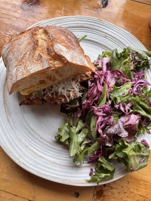 Breakfast sandwich - vegan  at The Corner Beet in Denver