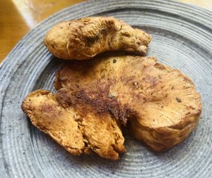Lion's Mane mushroom, I cut it up and added it to my breakfast bowl.   at The Corner Beet in Denver