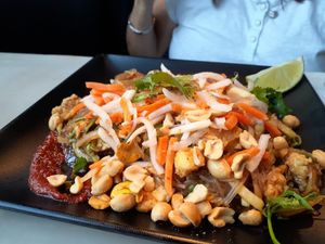 Pad thai at Vital Root in Denver