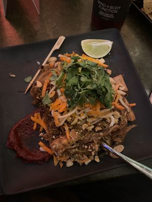 Vegan pad Thai  at Vital Root in Denver
