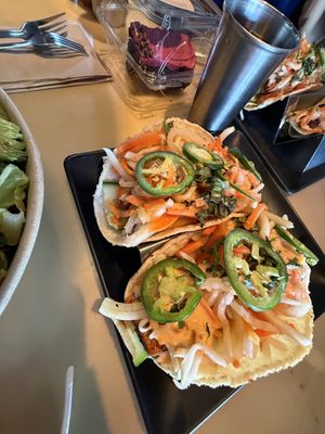 Banh ni tacos  at Vital Root in Denver