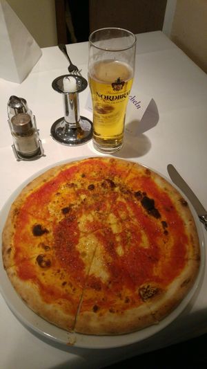 Nice vegan pizza  at Castello in Ingolstadt