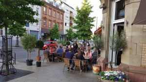 Another outside view. at Cowboy Burger Restaurant in Landau