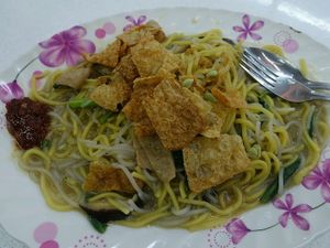 Hokkien Noodles at Fang Lin Vegetarian in West Singapore