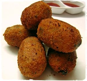 Vegetables kroket at Atithi in Delft