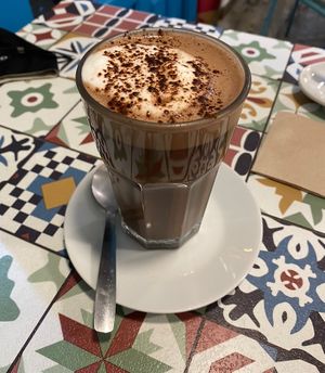 Chocolate  at Distrito Vegano in Madrid