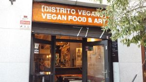 Entrada Principal at Distrito Vegano in Madrid