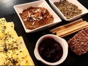 pâtés  at Distrito Vegano in Madrid