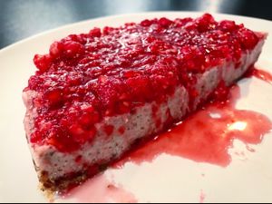 RAW Cheesecake  at Distrito Vegano in Madrid