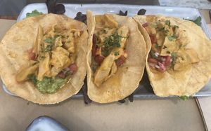 tacos  at Distrito Vegano in Madrid