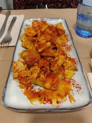 Lacón a la Gallega at Distrito Vegano in Madrid