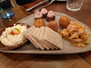 Starter / Special Mediterranean starter at La Encomienda in Madrid