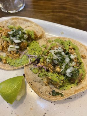 Tacos at La Encomienda in Madrid