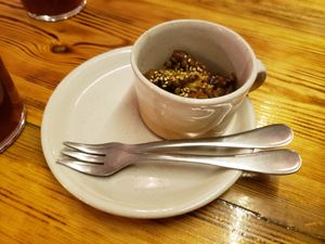 Free lentil tapa at La Encomienda in Madrid