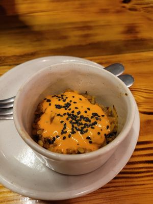 Free rice tapa at La Encomienda in Madrid