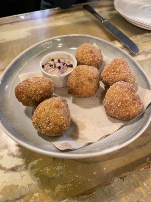 Cauliflower croquettes at La Encomienda in Madrid