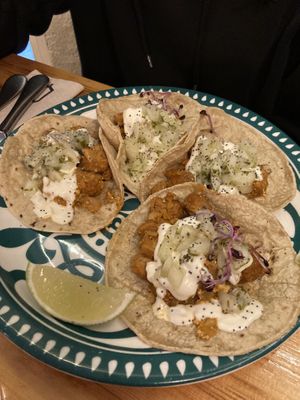 tacos  at La Encomienda in Madrid