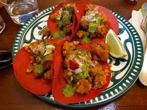 Main / Fajitas at La Encomienda in Madrid