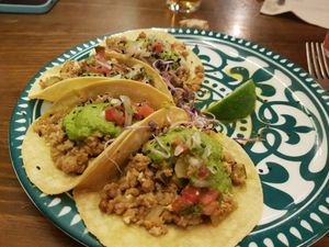 Tacos at La Encomienda in Madrid