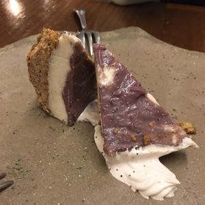 cheese cake at La Encomienda in Madrid