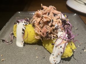 causa limeña  at La Encomienda in Madrid