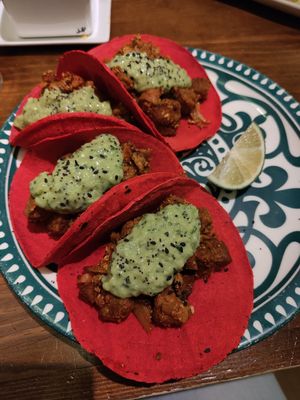 Tacos at La Encomienda in Madrid