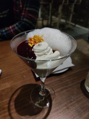 Crema de queso at La Encomienda in Madrid