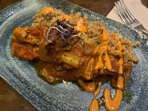 African-style rice at La Encomienda in Madrid