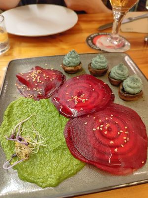 Raviolis at La Encomienda in Madrid