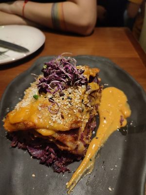 Cabagge Lasagna 15€ at La Encomienda in Madrid