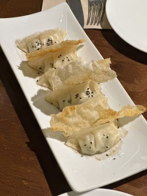 Gyozas  at La Encomienda in Madrid