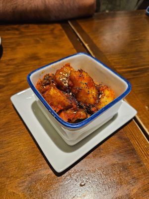 Free appetizer at La Encomienda in Madrid