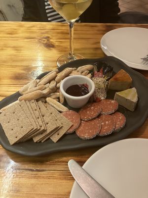 Cheese and Sausage board   at La Encomienda in Madrid