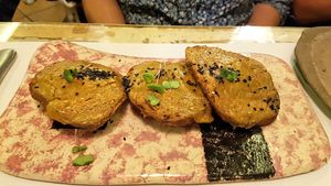 Seitan with satay sauce at La Encomienda in Madrid
