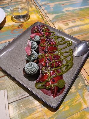 Ravioli at La Encomienda in Madrid