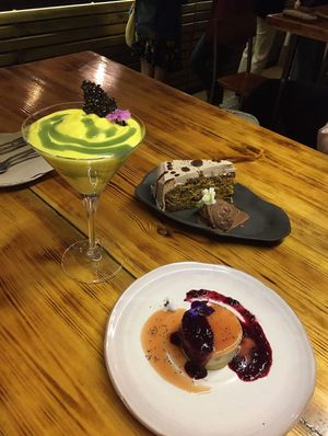 Desserts  at La Encomienda in Madrid