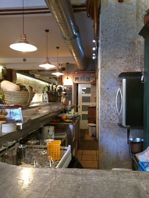 Behind the Bar at La Encomienda in Madrid