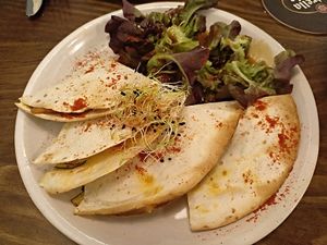 Daily menu / Main course / Quesadilla at La Encomienda in Madrid
