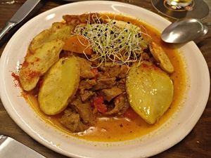 Daily menu / Main course / Seitan stew at La Encomienda in Madrid