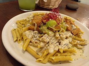 Menu of the day / First course / Mac & cheese at La Encomienda in Madrid