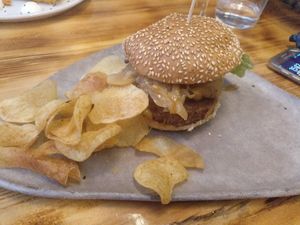 Main course / Beyond burger at La Encomienda in Madrid