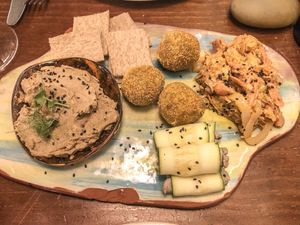 Platter at La Encomienda in Madrid