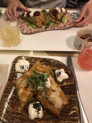 cannelloni and wrap  at La Encomienda in Madrid