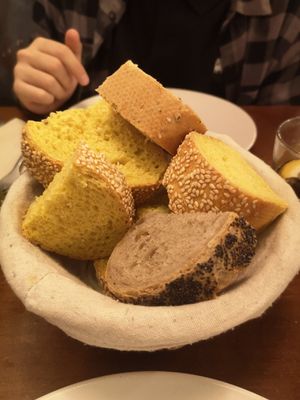 Nice looking bread at La Encomienda in Madrid