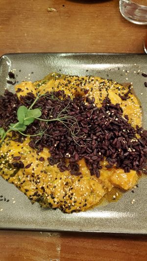 So good. Kinda oily. at La Encomienda in Madrid